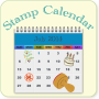 icon Stamp Calendar(Calendário de selos (calendário de selos))