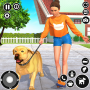 icon Virtual Family Pet Dog Family Adventure Game(Jogos de cachorro de estimação da família)