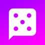 icon 暇つぶし・ひまトーク・ランダム通話アプリ：ランダムチャット (Kill time / Conversa grátis / Aplicativo de chamada aleatória: bate-papo aleatório)