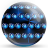icon Keyboard Theme Spheres Blue(Tema de Teclado Esferas Azul) 200