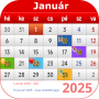icon Hungary Calendar 2025 (Calendário da Hungria 2025)