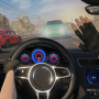 icon Racing in car 2018City traffic racer driving(Traffic Racing e Driving Sim)