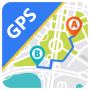icon Maps Gps(Mapas de navegação GPS direções)