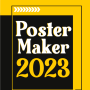 icon Poster Maker(Design do criador de pôsteres 2023)