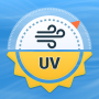 icon Digital Anemometer & UV Index(Anemômetro digital e índice UV)