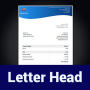 icon Letterhead maker(Criador de papel timbrado com logotipo PDF)