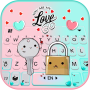 icon Lock and Key Love(Lock e Key Love Keyboard Background
)
