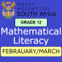 icon Term 1 Mathematical Literacy - Grade 12 -Feb/March (Termo 1 Alfabetização matemática - 12ª série -Fev / março
)