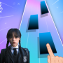 icon Wednesday Addams piano(Quarta-feira Addams piano tiles)