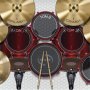 icon Metal Real Drum Set (metal Conjunto de bateria real)