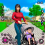 icon Single Mom Sim Mother Games (Jogos de simulação para mães solteiras)