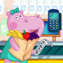 icon Cashier(Hipopótamo: Caixa de supermercado)