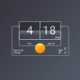 icon 3D flip clock & weather widget pack 6(Pacote de tema de relógio Flip 3D 06)