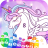 icon Rainbow Unicorns Coloring Book by Numbers(Rainbow Unicorn Color Numbers) 1.5