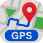 icon GPS Navigation & Map Direction (Navegação GPS e direção do mapa)