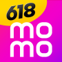 icon momo購物 l讓你找到更多更多 (O momo shopping permite que você encontre mais)
