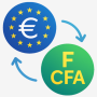 icon CFA Francs to Euros converter (CFA Francos para Euros conversor
)
