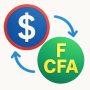 icon US Dollar to CFA franc convert (Dólar americano para franco CFA converter)