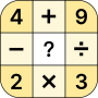 icon Crossmath - Math Puzzle Games (Crossmath - Jogos de Puzzle Matemáticos)