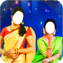 icon Saree Photo Suit Editor App (Aplicativo editor de terno fotográfico Saree)