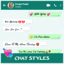 icon Chat Style : Font & Keyboard (Chat Estilo: Fonte e Teclado
)