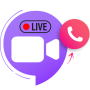 icon Video Call Live Global Chat(Chamada de vídeo ao vivo Chat global)