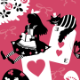 icon Alice and the Cheshire Cat(Alice e o tema theCheshireCat)